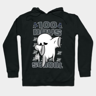 100 days of school featuring a Cute dabbing ghost #2 Hoodie